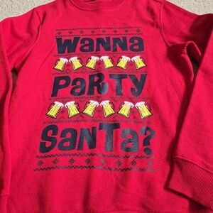 WANNA PARTY SANTA 🎅 SWEATER Womens Small